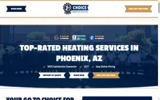 1st Choice Mechanical AC Repair website