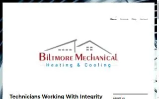 Biltmore Mechanical Heating And Cooling LLC website