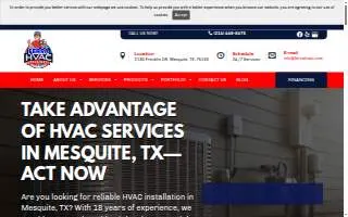 Fersa Hvac Heating & Air Conditioning of Dallas website