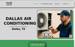 Dallas Air Conditioning website