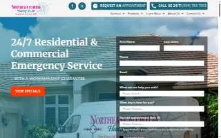Northeast Florida Heating & Air, Inc. website