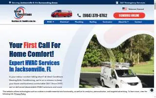 Ideal Conditions Heating & Air Conditioning website
