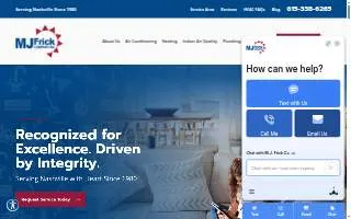MJ Frick Company, Inc. of Nashville website