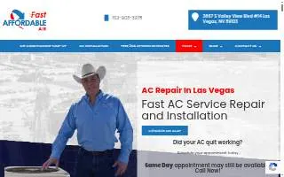 Fast Affordable Air website