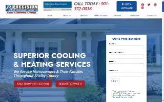 Precision, LLC website