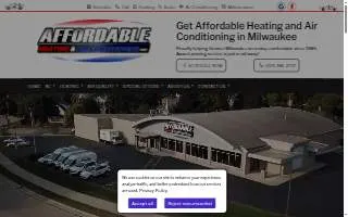 Affordable Heating and Air Conditioning, Inc. of Milwaukee website