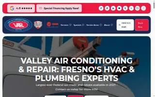 Valley Air Conditioning & Repair, Inc. website