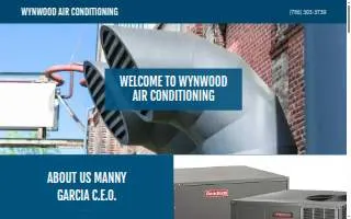 Wynwood Air Conditioning and Refrigeration website