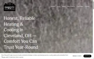 Ohio City Heating and Cooling website