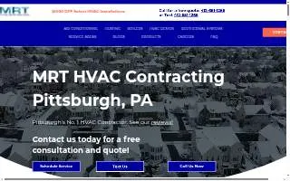 MRT HVAC Contracting of Pittsburgh website