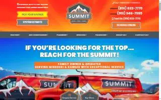 Summit Heating & Cooling website