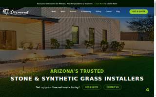 Diamond Stone & Synthetic Grass