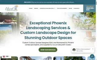Landscape Design Phoenix, Landscaping Architect | Unwind Landscapes website
