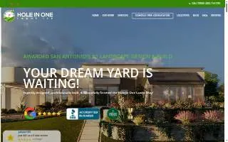 Hole In One Lawns website