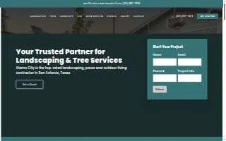 Alamo City Tree Service & Landscaping website