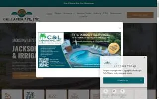 C & L Landscape website