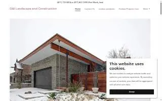 D&I Landscape and Construction website
