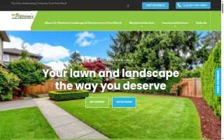 Peterson's Landscape & Maintenance Services website
