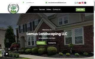 Lemus Landscaping LLC of Columbus website
