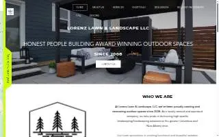 Lorenz Lawn & Landscape, LLC website