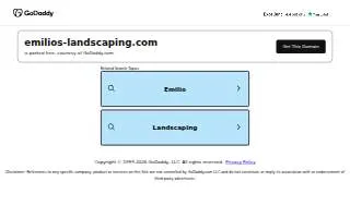 Emilio's Landscaping & Lawn Care LLC website