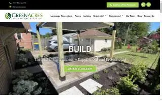 Green Acres Landscape & Design Inc website