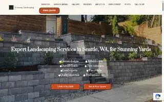 Economy Landscaping website