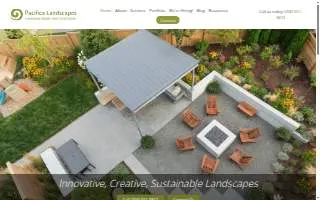 Pacifica Landscapes website