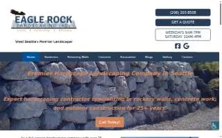 Eagle Rock Landscaping website