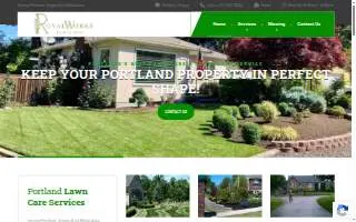 Portland Lawn Care website