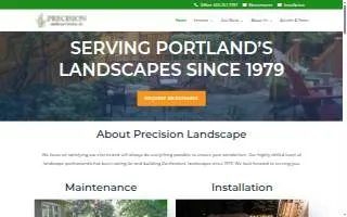 Precision Landscape Services, Inc. website