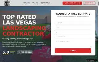 Custom Touch Landscape website