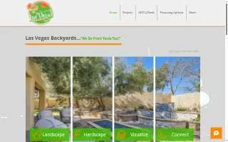 Las Vegas Backyards website