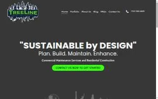 TreeLine Landscape Services website