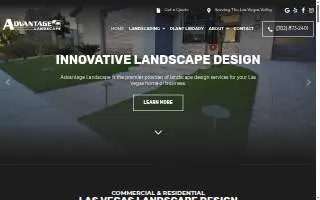 Advantage Landscape website