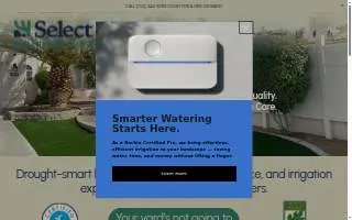 Select Landscape website