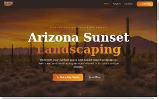Arizona Sunset Landscaping