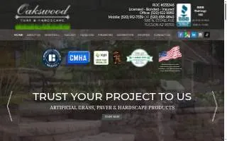 Oakswood Turf & Hardscape website