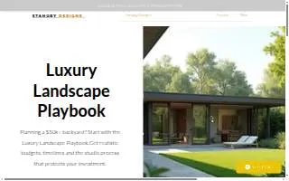 Stangby Designs website