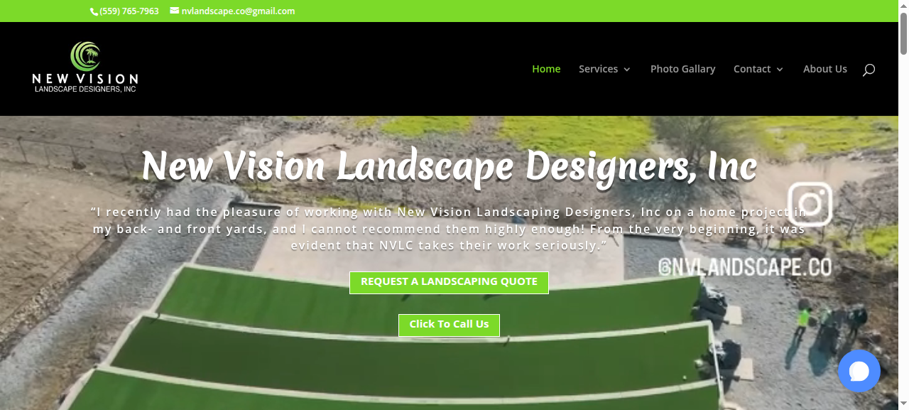 New vision landscape company