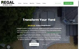 Regal Outdoor Living Cleveland website
