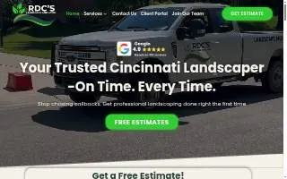 RDC'S Landscape and lawn website