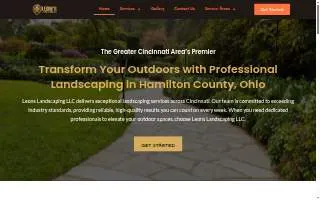 Leon's Landscaping LLC website