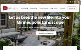 Dean Bjorkstrand Landscaping of Minneapolis website