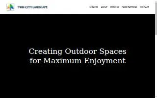 Twin City Landscape website