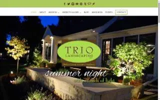 Trio Landscaping website