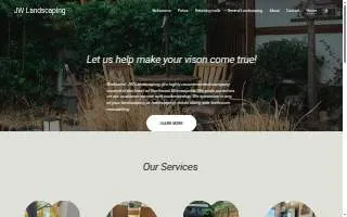 JW Landscaping and Remodeling website