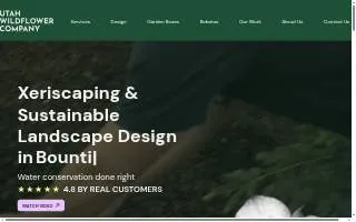 Utah Wildflower Company of Salt Lake City website