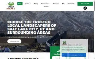 Aspen Leaf Landscaping website