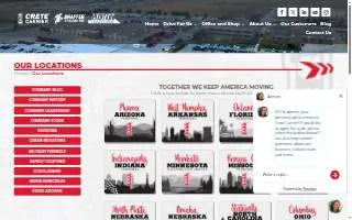 Crete Carrier Corporation of Phoenix website